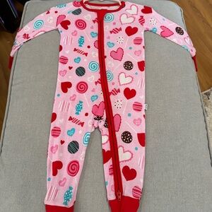 HTF Candy Valentine Little Sleepies Zippy 3-6mo